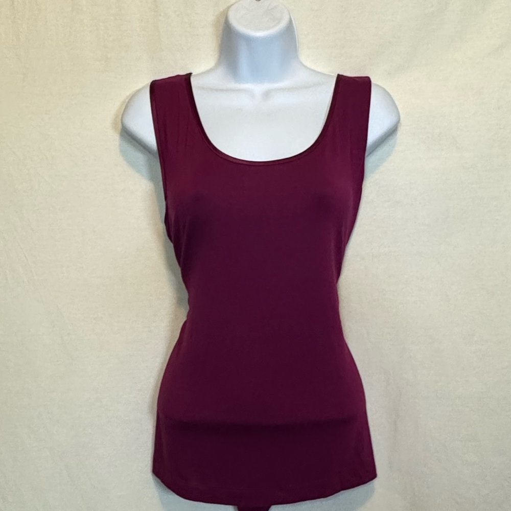 G-64โ Covington Purple Sleeveless Pullover Summer Blouse Size L